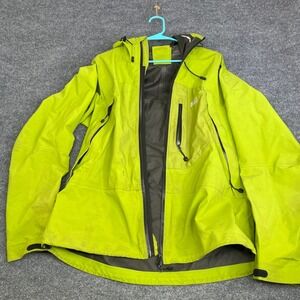 Millet Aerial Max Gore-Tex Paclite Shell Jacket Mens Lime Green MIV3094 Hooded